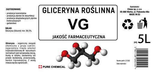 ГЛИЦЕРИН ГЛИКОЛЬ PG + VG НАБОР 10л 12кг