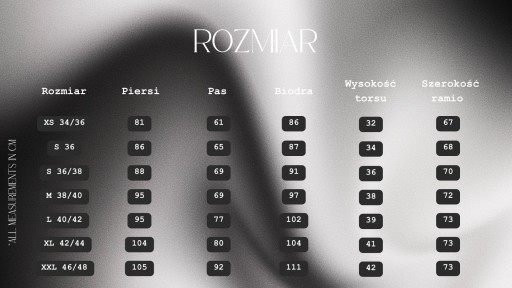 Manekin krawiecki damski Rozmiar 36 S