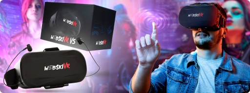 ОЧКИ VR ДЛЯ ТЕЛЕФОНА СО ВСТРОЕННЫМИ НАУШНИКАМИ-ВКЛАДЫШАМИ + ГЕЙМПАД