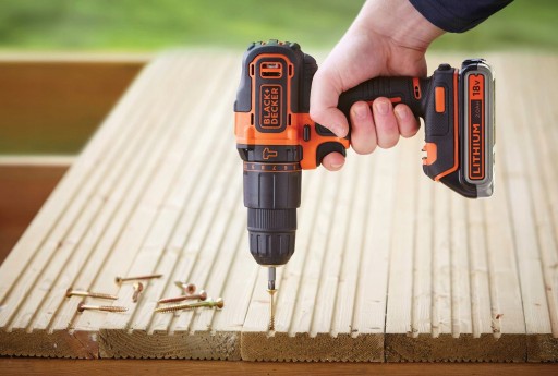Отвертка ударная 18В 40Нм в кейсе Black+Decker BDCHD18NT
