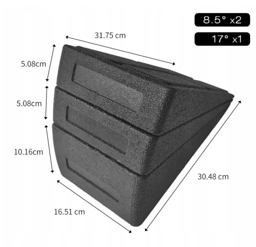 SQUAT WEDGE BLOCK POCHYŁY SLANT BOARD BLOCZEK