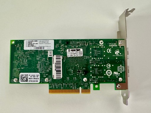 Intel X520-DA2 Dell PN: 0U810N / 0VFVGR / 0942V6, высокий профиль