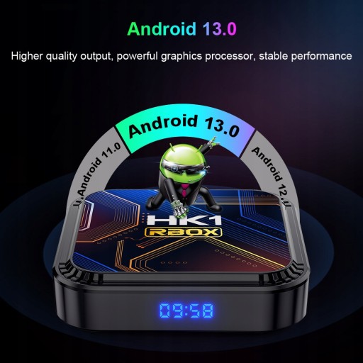Smart TV Box HK1 RBOX Android 13 4G/64G двойной WIFI