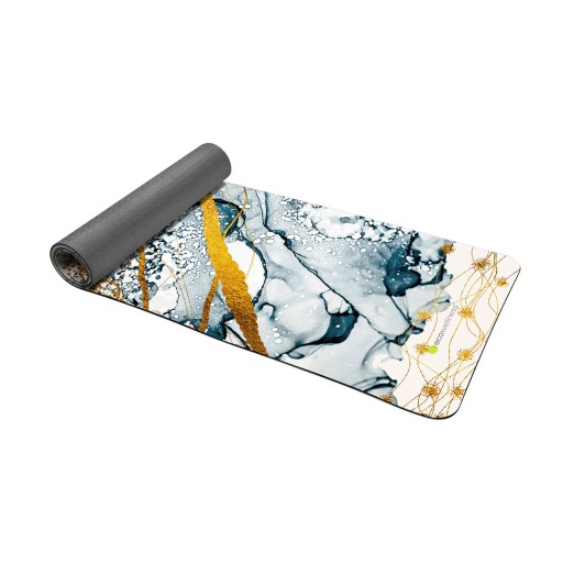 КОВРИК ДЛЯ ЙОГИ ECOWELLNESS ABSTRACT 4 ММ QB 8302T