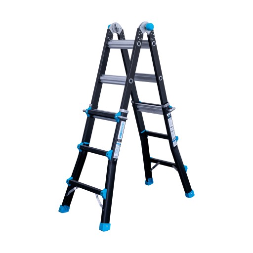 Телескопическая алюминиевая лестница EuroScaffold Eurostages 4x3 PRO