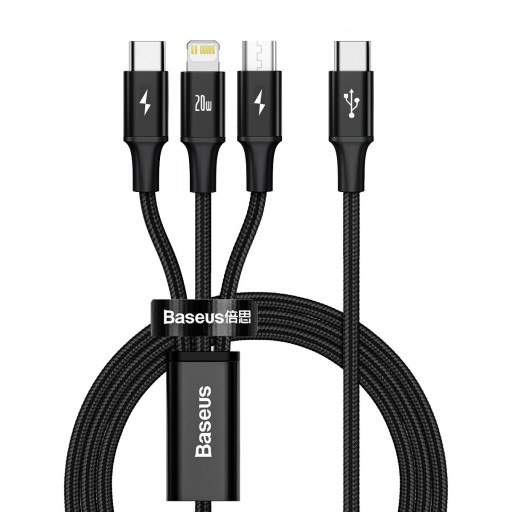 КАБЕЛЬ 1,5 м BASEUS USB-C 3 в 1 MICRO USB-C LIGHTNING