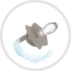 Соска CANPOL BABIES SILICONE 6-18 мес PURE COLOR