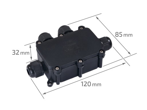 Герметичная электрическая коробка с сальниками КАБЕЛЬНЫЙ РАЗЪЕМ 4x IP68