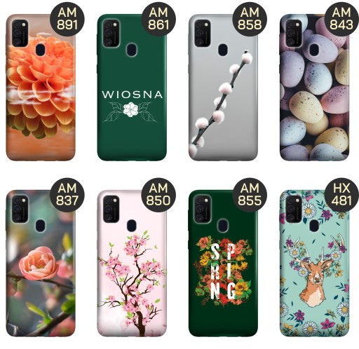 ЧЕХОЛ ДЛЯ SAMSUNG GALAXY M21 SPRING PATTERS КРЫШКА ПРУЖИННОГО КОРПУСА