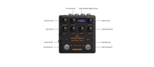 NUX NAI-5 OPTIMA ВОЗДУШНЫЙ ПРЕДУСИЛИТЕЛЬ DI ACOUSTIC