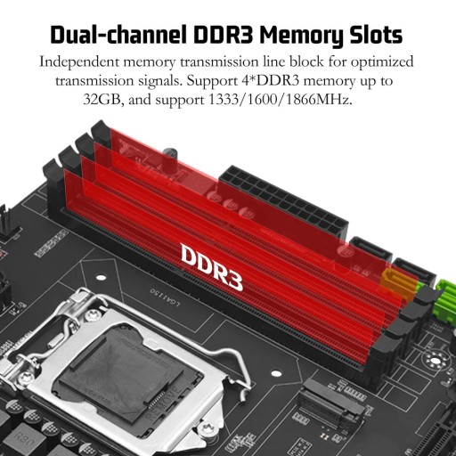 МАТЕРИНСКАЯ ПЛАТА B85M PRO DDR3 32 ГБ VGA/DVI/HDMI PCIe 3.0 X16 6 Гбит/с
