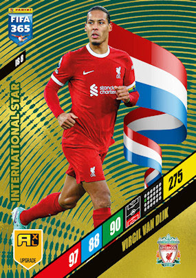 Обновленные карты Blister International Stars FIFA 365 2024 Адреналин Панини