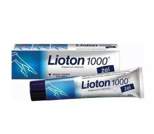 Лиотон 1000, 8,5 мг/г (1000 МЕ)/г, гель, 100 г