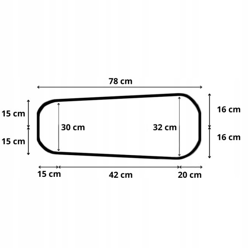 Матрас Гондола 78x32 Muuvo Trolley Mattress + ортопедический клин подушка
