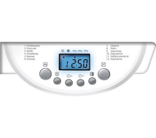 Хлебопечка MPM MUC-01 600 Вт с 12 программами