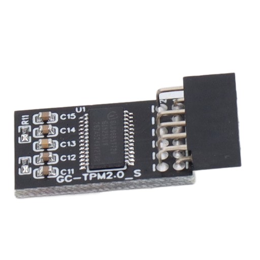 12-контактный модуль TPM 2.0 LPC SPI для обеспечения безопасности и шифрования.