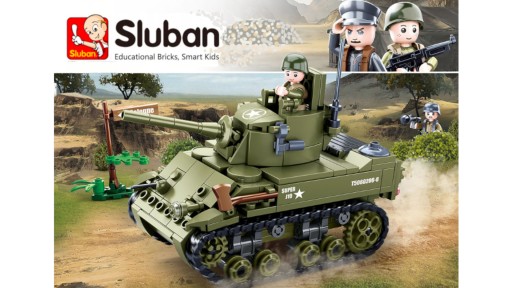 Кирпичи АМЕРИКАНСКИЙ Танк M3/M5 «Стюарт» Армия США ВОЕННЫЕ 2 ФИГУРКИ + ОРУЖИЕ LEGO