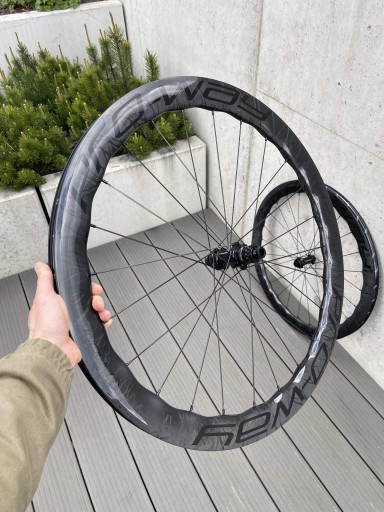 Карбоновые колеса для шоссе и гравия PRO-WAY VENOM 45/50 мм MARBLE Ratchet 36T 1395 г