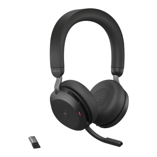 Гарнитура Jabra Evolve2 75 MS + зарядная станция + адаптер