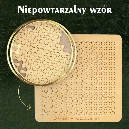 ESC WELT Quest Puzzle XL - Игра из берёзового дерева, 52 детали