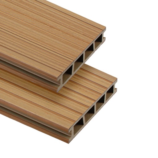 Deska kompozytowa Teak Bergdeck Pure tarasowa szczotkowana 240x15x2,5 brąz