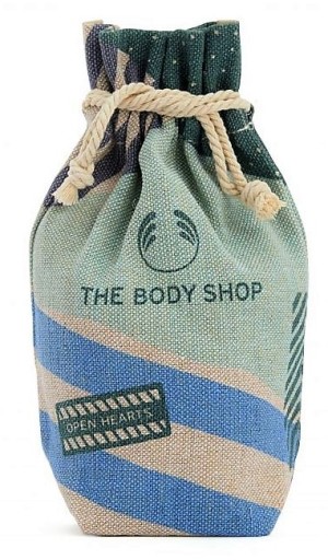 THE BODY SHOP Маленькая джутовая сумка для подарка.