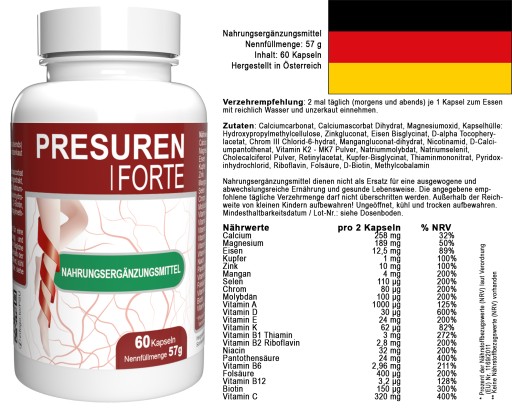Presuren Forte - 60 Kapsułek