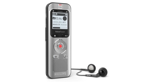 Стереофонический диктофон PHILIPS DVT2050, 8 ГБ SD