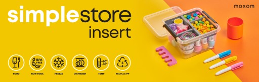 POJEMNIK PUDEŁKO NA KLOCKI LEGO 9l +ORGANIZER WKŁAD DO SZUFLADY
