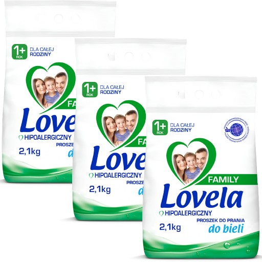 LOVELA ПОРОШОК ДЛЯ МАЛЕНЬКИХ ДЕТЕЙ Белый 6,3 кг