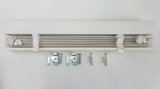 Żaluzje Drewniane Abachi na wymiar CLICKY 50mm 180x200cm