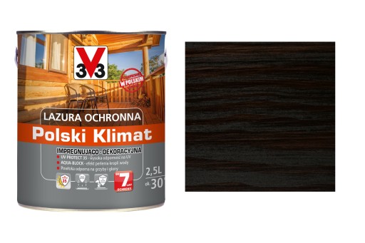 LAZURA V33 ПОЛЬСКИЙ КЛИМАТ 7 ЛЕТ Черный 2,5л