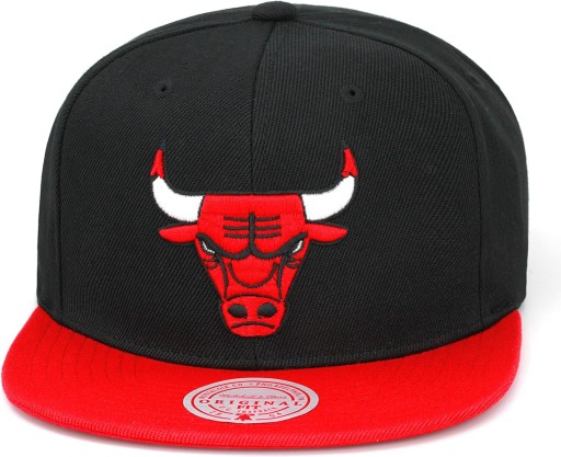 Регулируемая бейсболка Mitchell & Ness Chicago Bulls