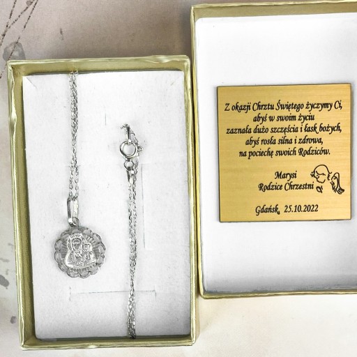 СЕРЕБРЯНАЯ МЕДАЛЬ ЧЕНСТОХОВСКОЙ БОЖИЕЙ МАТЕРИ ПР. 925