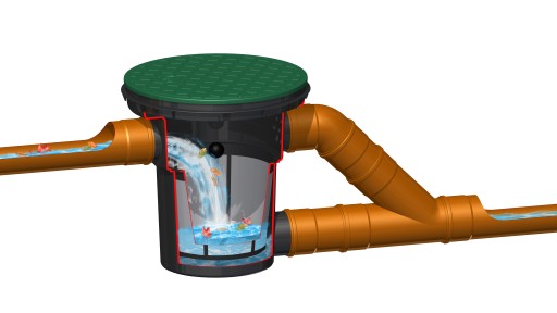 D400 Переливной фильтр для дождевой воды Aquabin