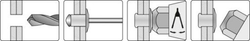 nitownica dzwigniowa 3,2-4,8mm VOREL