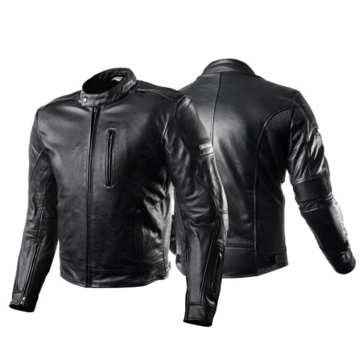 SHIMA HUNTER+ черная классическая куртка caferacer M