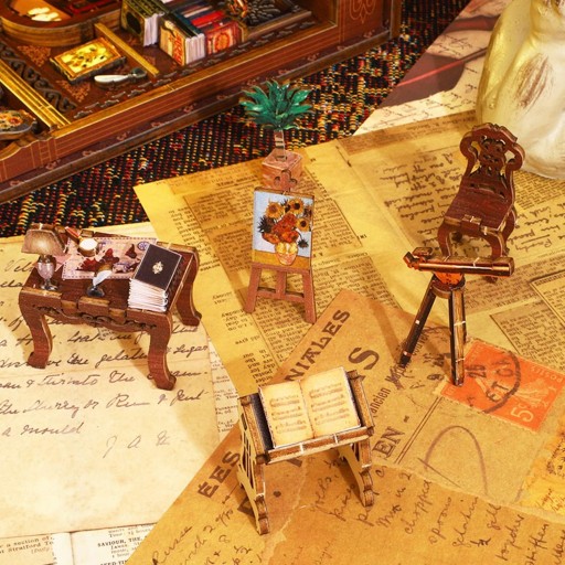 Деревянные подставки для книг 3D-пазлы