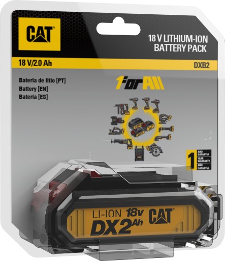 Литий-ионный аккумулятор CAT DXB2 18 В, 2,0 Ач