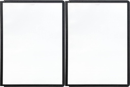 Рамка информационной панели А4 черная Durable x 2