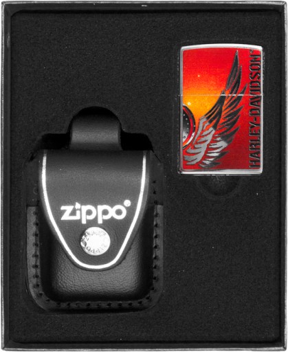 Zestaw ZIPPO Zapalniczka CHROME HIGH POLISHED nr4 prezentowy*nr3