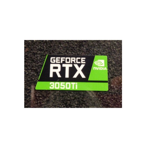 Наклейка nVidia GEFORCE RTX 3050Ti, 24 x 15 мм [535b]