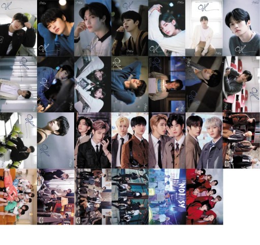55 шт./компл. фотокарточки Kpop Stray Kids, тайм-аут, ломо-карты, фотокарточки для мальчиков
