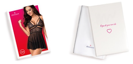 Футболка SEXY BABYDOLL + стринги SEXY + ОТКРЫТЫЕ трусики с дырочкой 36/38 S/M