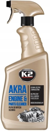 K2 AKRA МОЮЩАЯ ЖИДКОСТЬ ДЛЯ ДВИГАТЕЛЯ И ДЕТАЛЕЙ 770 МЛ