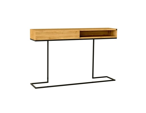 KONSOLA 100 cm DREWNO LITE DĄB OLCHA SKD-325