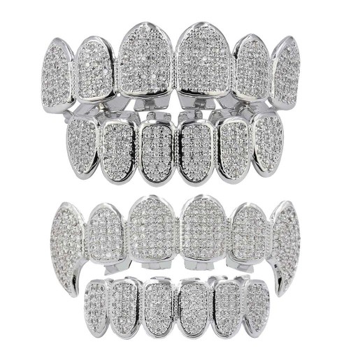Usta grilla platerowane 18K