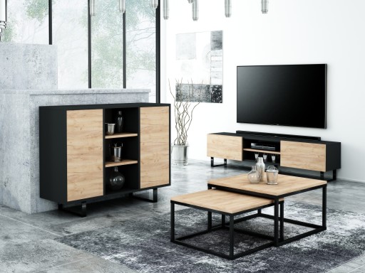 LOFT 120 CRAFT СУНДУК ЗОЛОТОЙ/ЧЕРНЫЙ СРЕДНИЙ ПРОМЫШЛЕННЫЙ
