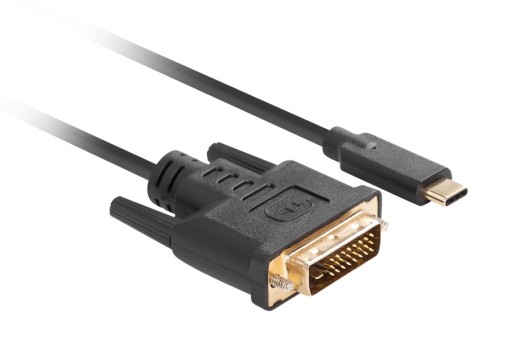 Lanberg Kabel USB-C- DVI-D 24+1 M/M 3m