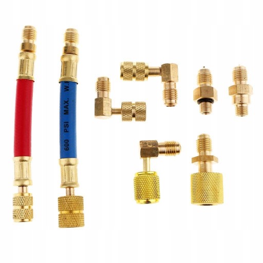 8 комплектов шлангов R134A R12